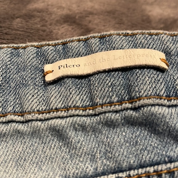 Pilcro And The Letterpress Boyfriend Style Light Denim Jean - Picture 2 of 6